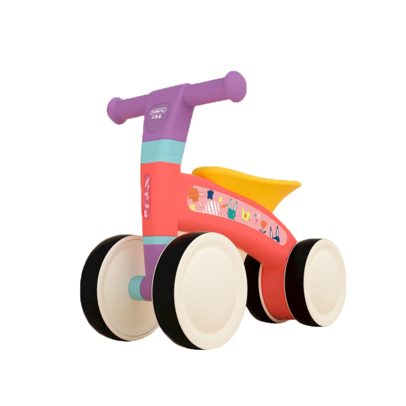 贝恩施 儿童滑行车滑板车1-3岁宝宝学习走路扭扭车溜溜车平衡车