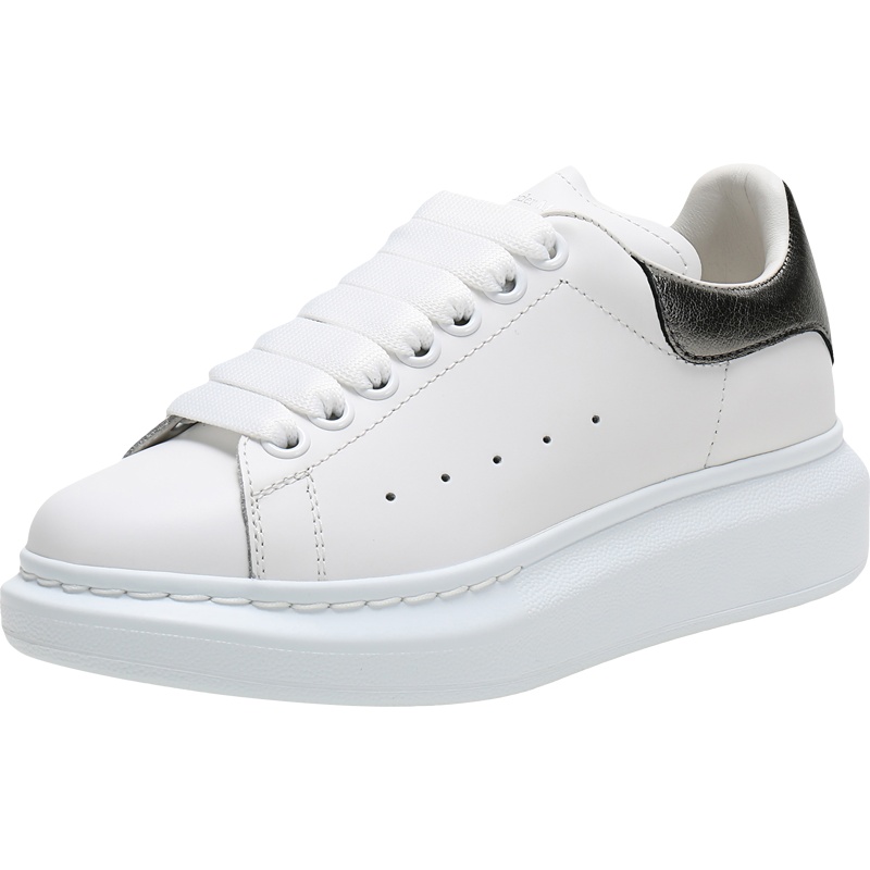 Alexander McQu 亚历山大·麦昆 女款系带阔型运动鞋休闲鞋小白鞋 553770 WHFBU