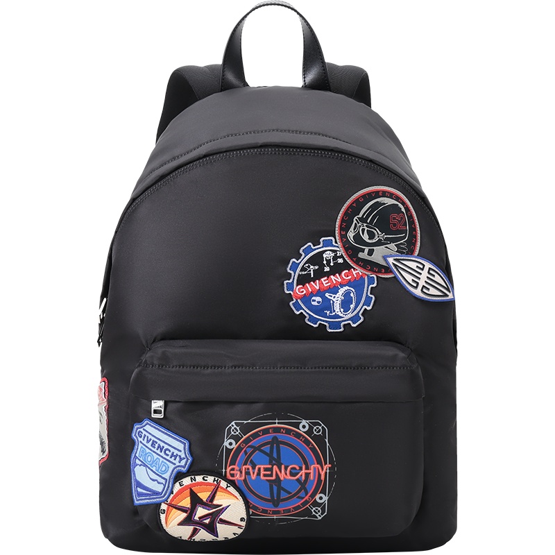 GIVENCHY 纪梵希 男士 织物配皮双肩包背包 BK500JK12S