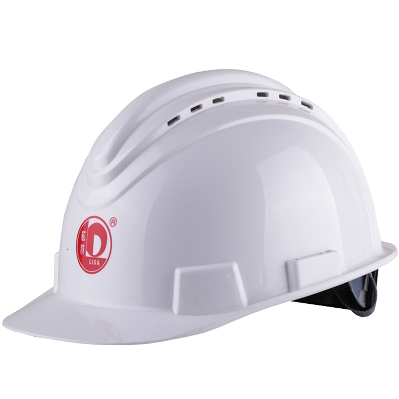 安全帽 透气防砸 HA高强度安全帽 施工工地 抗冲击头盔 高强度头部保护 白色