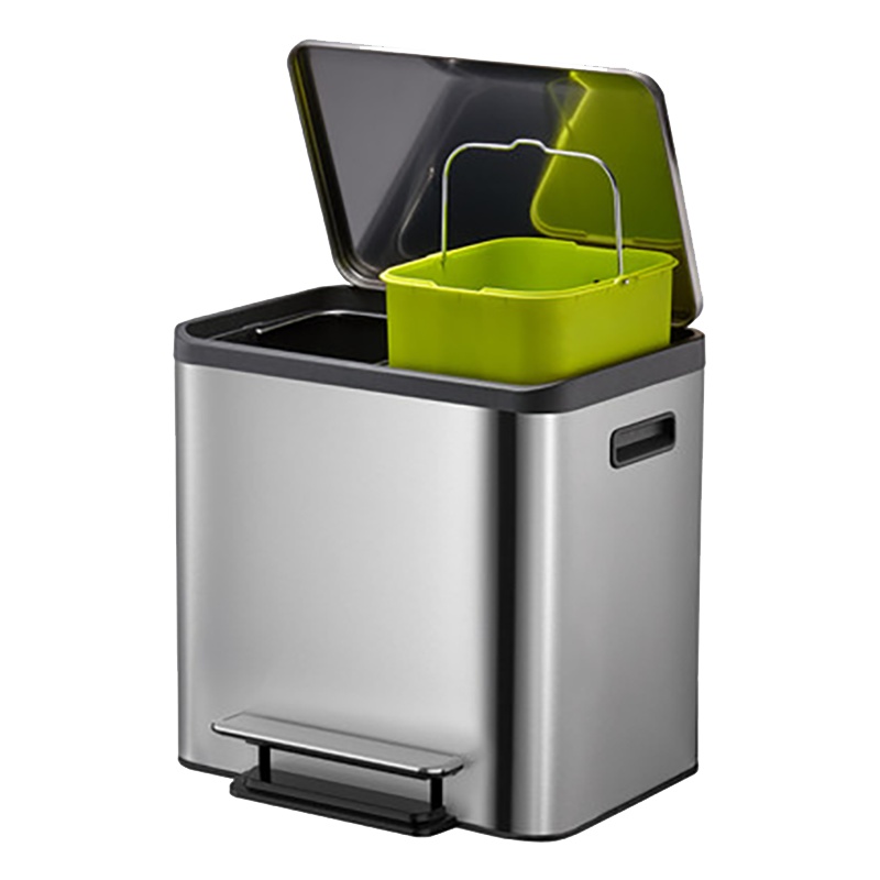 匡大家具配件办公室用分类垃圾桶EK9128-15L+15L+15L
