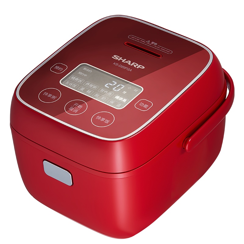 夏普(SHARP)电饭煲KS-D20FGA-R 蜜茜红