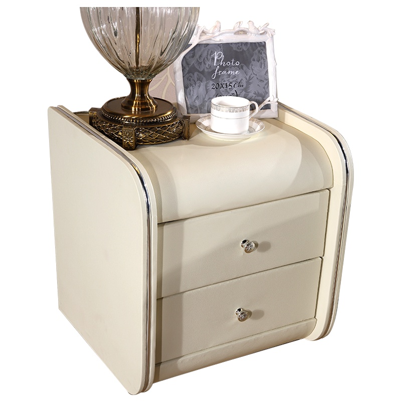 徘徊生活  现代卧室皮质床头柜时尚简约现代柜子 皮床角边柜 简约床边收纳柜