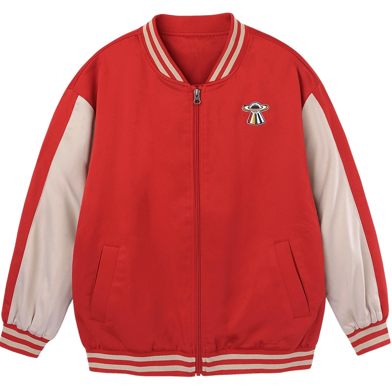 英氏儿童亲子装男女宝宝针织圆领外套2020新款秋装YRWBJ30335A01