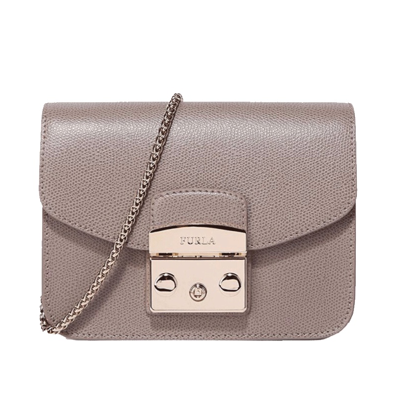 FURLA 芙拉女包 新款 女士 METROPOLIS系列 迷你链条单肩斜跨小方包
