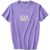 千纸鹤2019年夏季时尚休闲字母情侣bf风宽松短袖男女式T恤20283