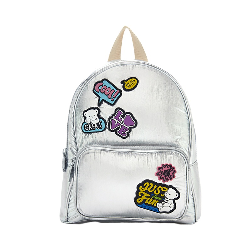 外交官(Diplomat)TT-1714 儿童卡通双肩背包 银色