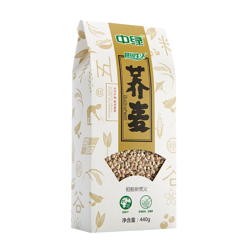 中绿东北五谷杂粮农家自产/荞麦440g*2袋