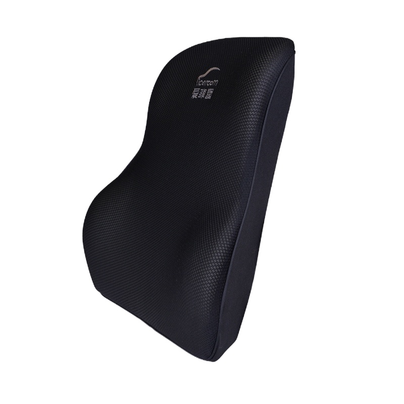 爱车屋(ICAROOM)I-093MS-CH汽车腰靠腰枕太空记忆棉靠枕腰垫 车用办公用护背靠垫活力橙