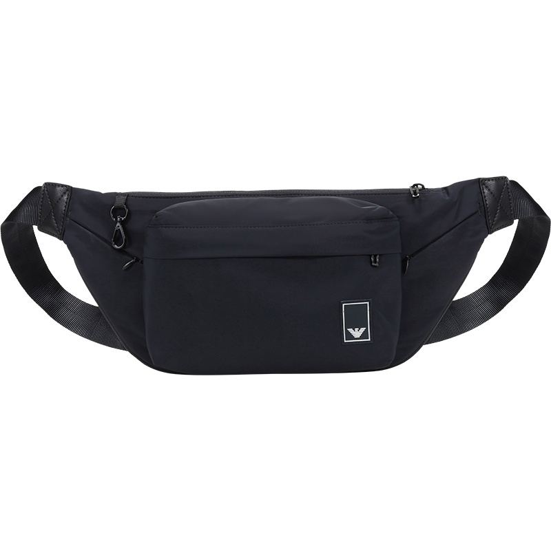 EMPORIO ARMANI 阿玛尼 男士 织物/聚氨酯胸包斜挎包腰包 Y4O263 YJJ8V