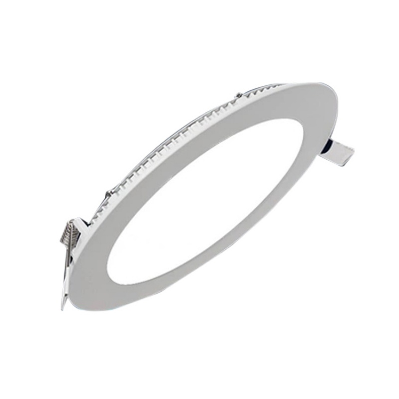 祎琳led面板灯双色厨房卫生间筒灯嵌入式12W圆形超薄暗装平板灯