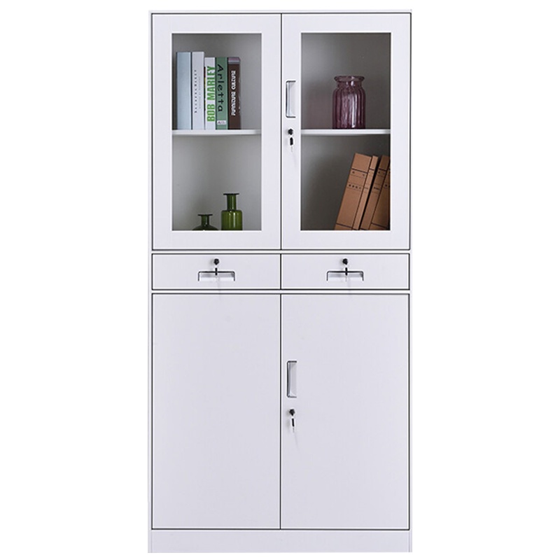 创世人 办公家具文件柜办公柜钢制铁皮柜资料柜档案柜储物柜中二斗文件柜