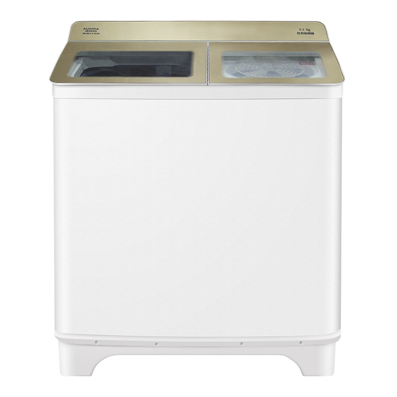 澳柯玛洗衣机XPB92-2158S 9.2公斤大容量双缸洗衣机 双不锈钢内桶(金色)