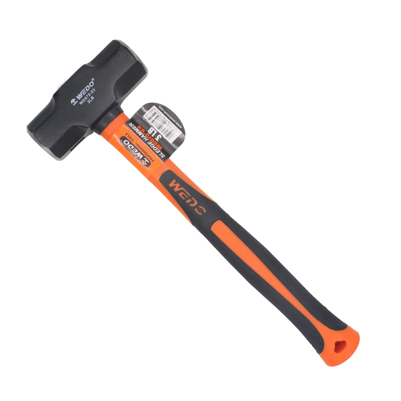 维度(WEDO)WD678-03 包塑柄八角锤 碳钢 3磅(3lb)方头锤 重型手锤