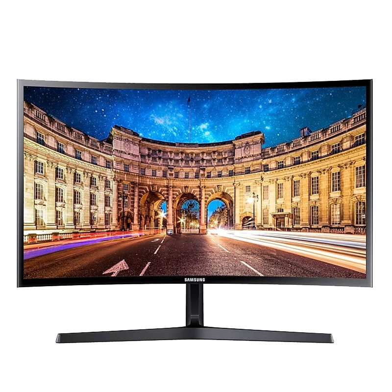 三星(SAMSUNG)23.5英寸曲面 可壁挂 HDMI接口 节能爱眼认证 FreeSync技术 电脑显示器(C24F396FHC)