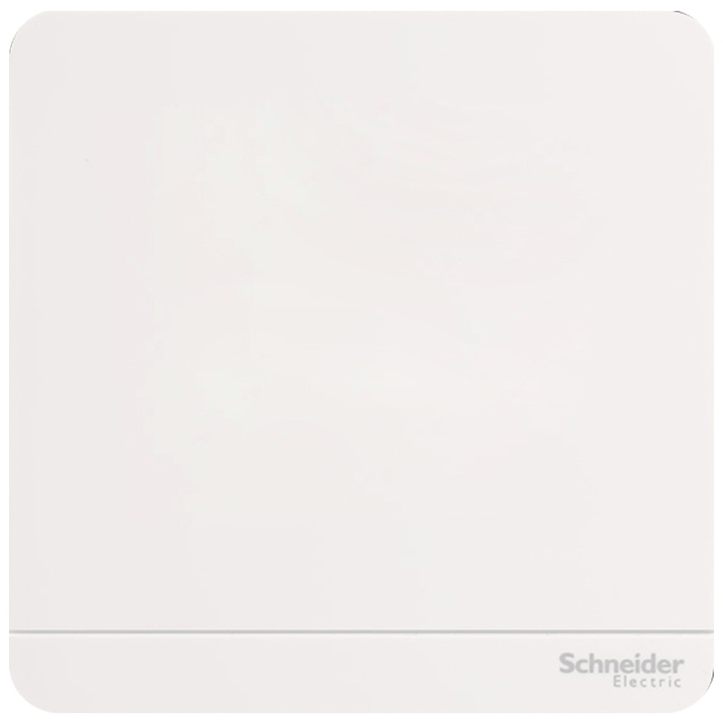 施耐德电气（Schneider Electric）空白面板 开关电源插座白板 暗盒挡板盖板 绎尚镜瓷白