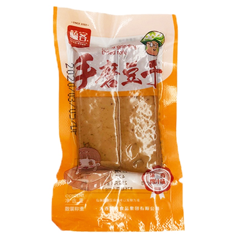 嗑客 手磨豆腐干小包装 休闲小零食鸡汁味500g