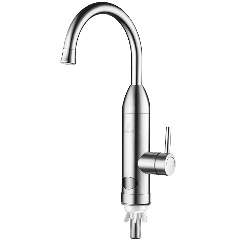 欧琳(OULIN) 即热式水龙头 冷热两用 速热小厨宝 厨房加热器家用 热水器 JDS-4D 标准款 银色