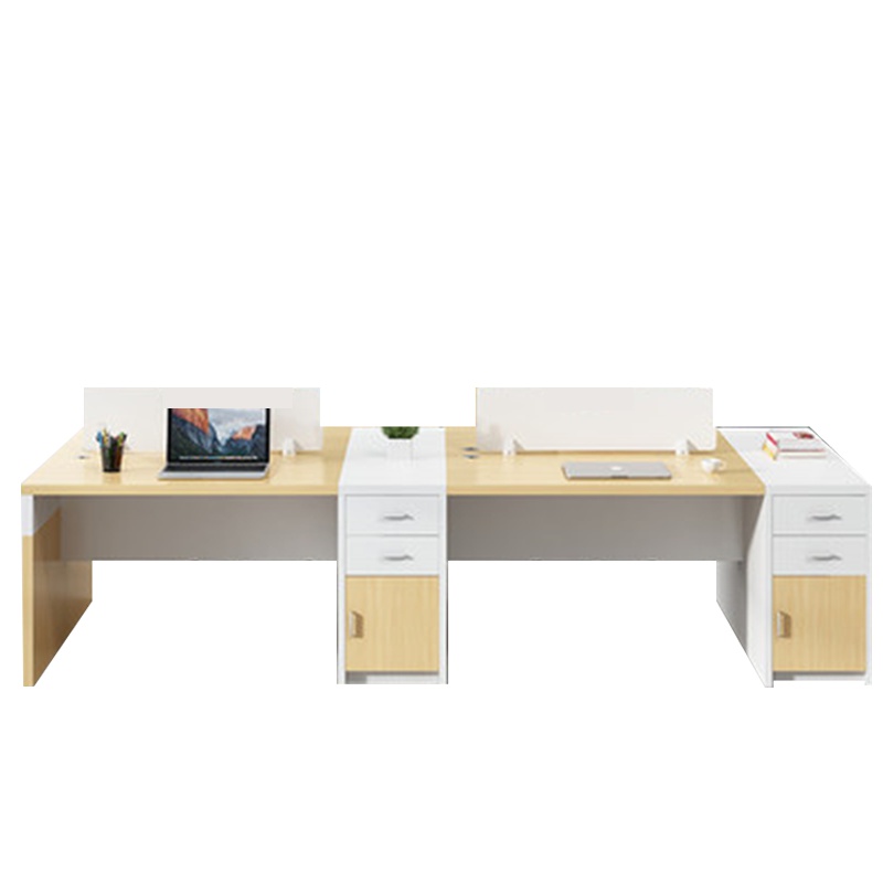 鑫金虎 简约办公桌办公家具职员桌四人位员工桌办公卡座财务桌