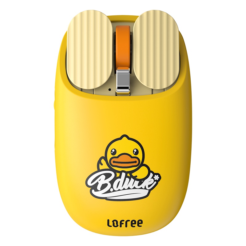 洛斐(Lofree)小黄鸭蓝牙无线鼠标家用商务办公游戏充电鼠标兼容平板笔记本电脑手机
