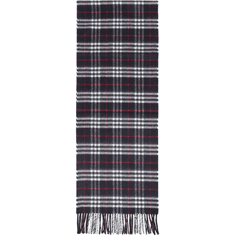 BURBERRY 博柏利 男女通用款格纹山羊绒围巾 40752541