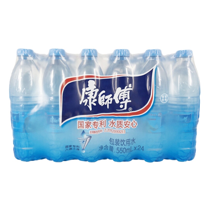 康师傅 矿泉水饮用水550ml*24瓶整包装