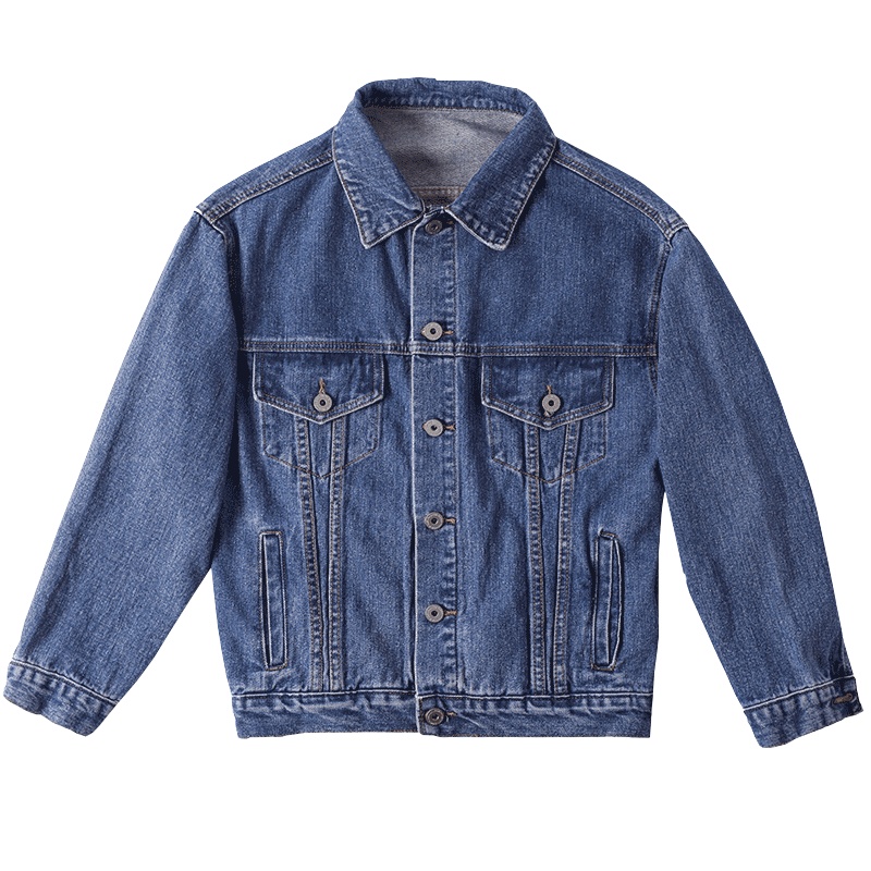 SH苼荟刺绣牛仔外套女2019新款秋装宽松短款韩版显瘦学生bf风上衣夹克潮shsy065