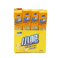泡吧 小脆薯片烧烤味50gx12条 非油炸薯片膨化食品