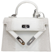 ITSK女包时尚横版迷你凯莉包包2020新款女包单肩手提潮鳄鱼纹斜挎小包