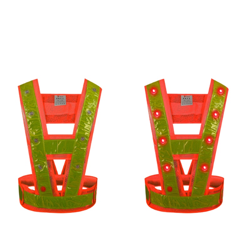 鑫耐特 SQ 反光背心LED灯 高速交通警示夜间安全施工马甲 夜光衣
