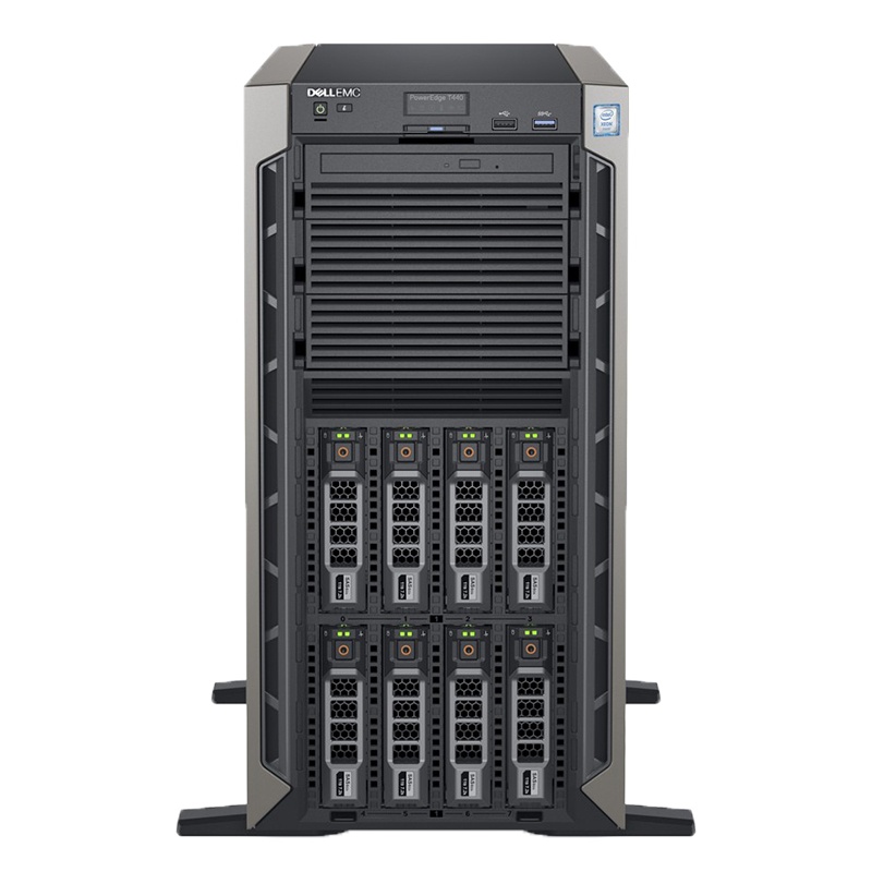 戴尔(DELL)T440塔式工作站银牌4208/8G/2TSAS 7.2K/H330/750W单电 三年