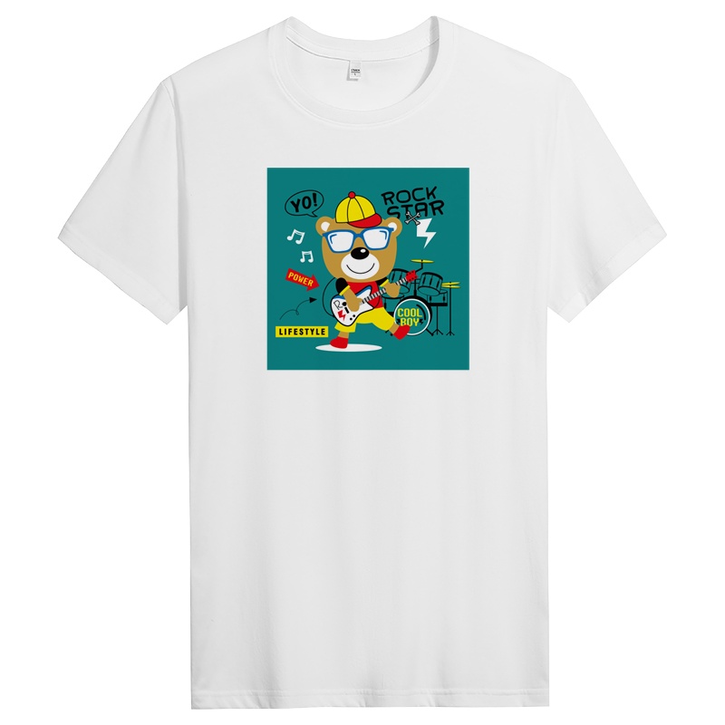 夏季男士纯棉短袖t恤修身圆领男生体恤潮流男装半袖 DT10977