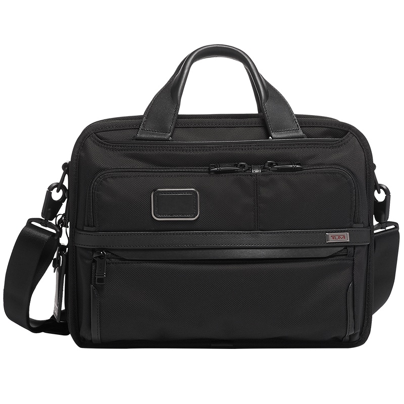 TUMI途明 Alpha 3系列 可扩展弹道尼龙男士电脑公文包02603120D3