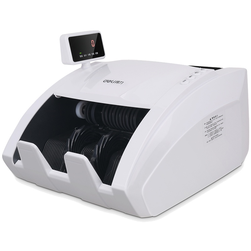 得力deli3926S点钞机智能小型便携防伪新版人民币银行专用验钞机可验2019新版人民币