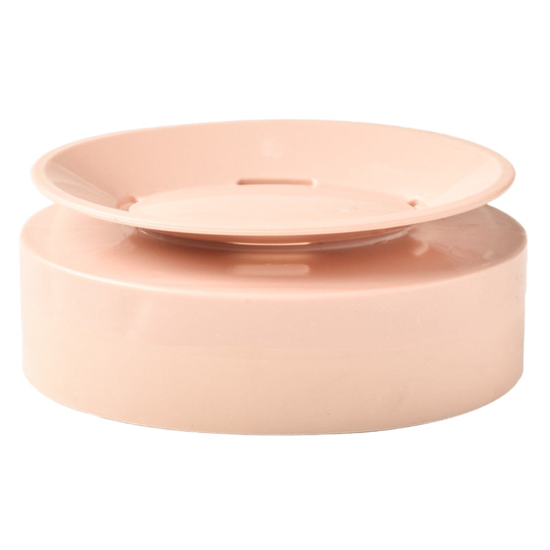 肥皂盒架卫生间双层沥水北欧简约皂盒架个性创意家用香皂盒 三维工匠 皂盒双层沥水[粉色](双层可放2个皂)