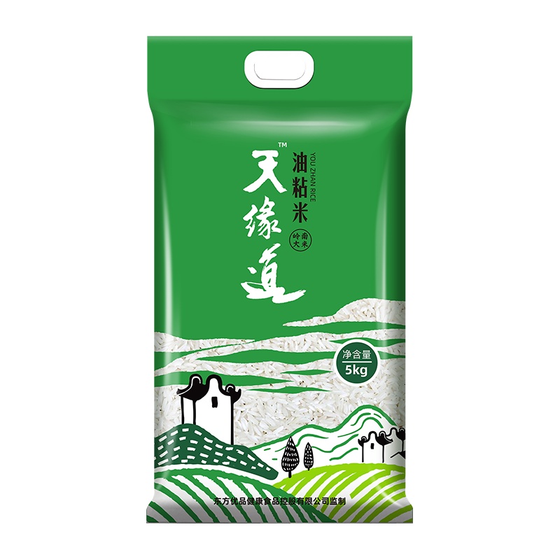天缘道 油粘米5kg 南方香米 长粒米