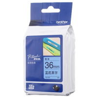 兄弟(brother)原装标签色带TZe-561 蓝底黑字36MM 色带/碳带