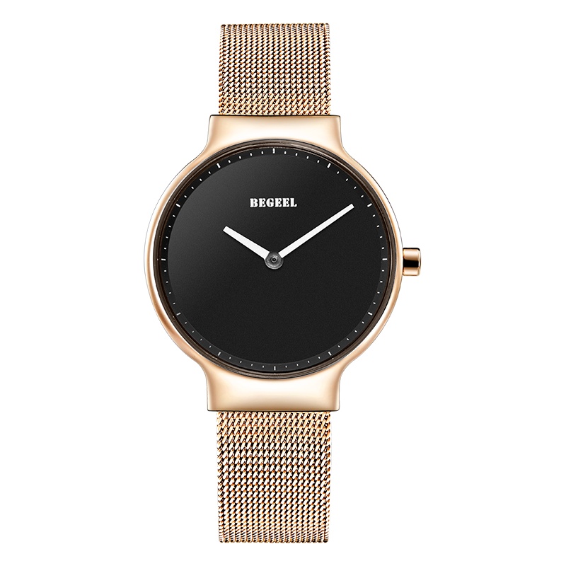宾爵（BEGEEL）石英机芯时尚学院风欧美风简约防水休闲百搭女士手表时尚石英表B942L