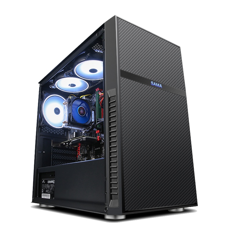 京天(KOTIN)酷睿i3 10100F/GT710/8G/240G商务办公主机台式定制主机组装电脑DIY组装机