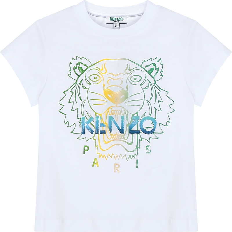 KENZO 高田贤三 女款棉质圆领短款短袖T恤 FA5 2TS616 4YH