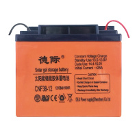 德际 太阳能免维护蓄电池CNF-38 12V38AH 光伏胶体储能蓄电池
