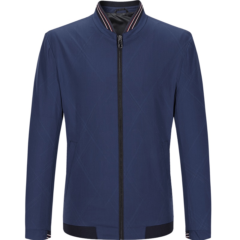 HLA海澜之家简约立领夹克2019秋季舒适大方夹克外套男 HWJAD3R223A