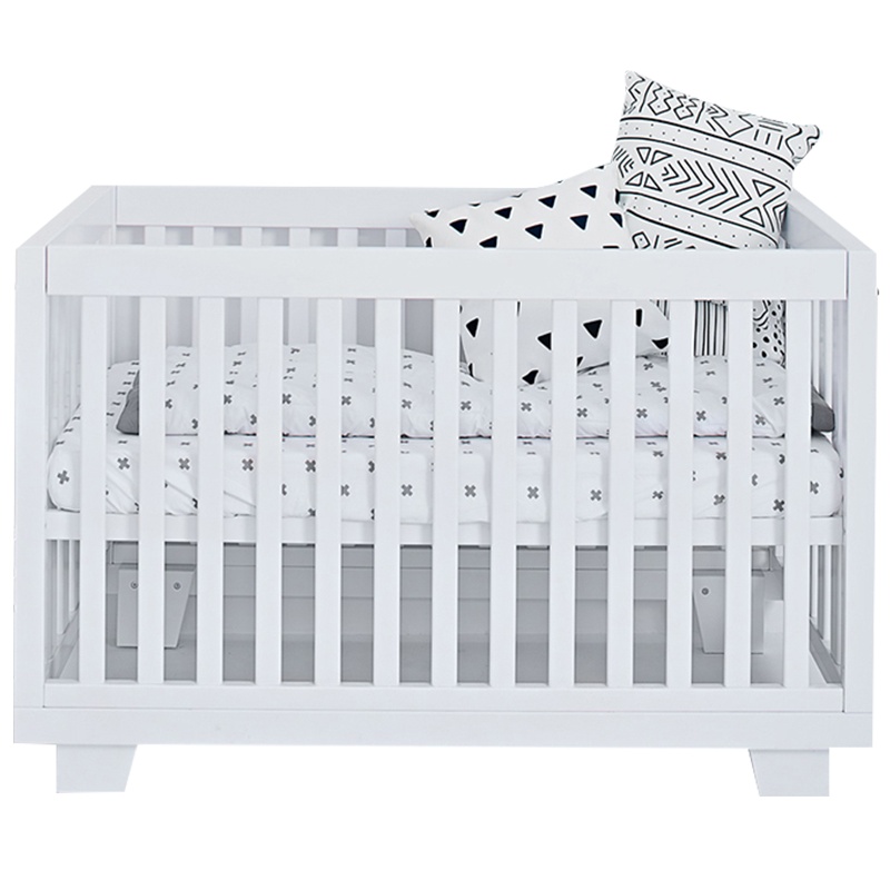 Quintus/Qtus昆塔斯 实木儿童床 拼接大床带护栏床边床单人加宽床 多功能床 可升级加大