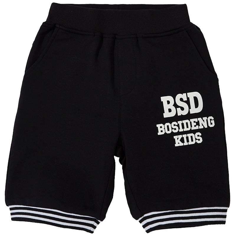 波司登童装裤子夏季新款男童字母印花收口短裤