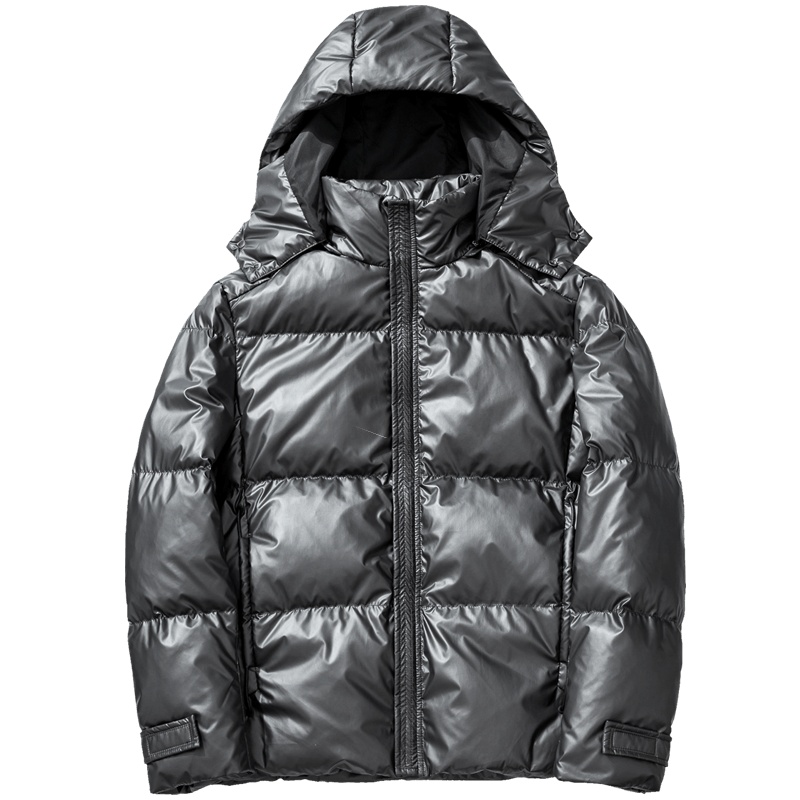 千纸鹤短款羽绒服男2019冬季新款韩版休闲连帽保暖男士外套60177