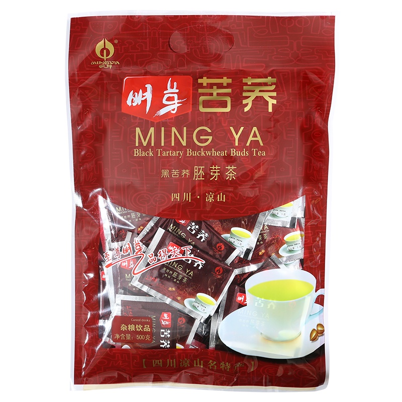 明芽苦荞茶四川大凉山全胚芽苦荞麦花草茶花茶大礼包500g