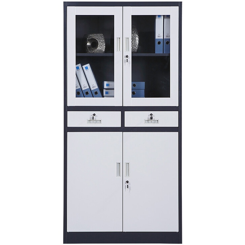 三圣 办公家具套色加厚中二斗文件柜铁皮柜档案柜资料柜文件柜其他金属办公柜收纳柜整理柜可定制