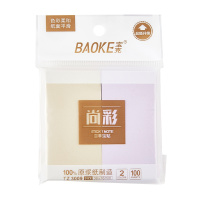 宝克(BAOKE)TZ3009 百事宝贴/便签条/便利贴/百事贴 (38*76mm)4本装