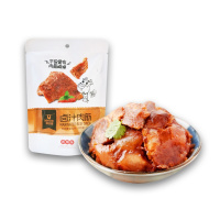 科尔沁 休闲肉脯零食 卤汁肉筋 香辣 68g 内蒙古特产