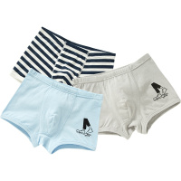 巴拉巴拉儿童内裤男童平角裤棉男孩四角短裤裤衩中大童裤头三条装